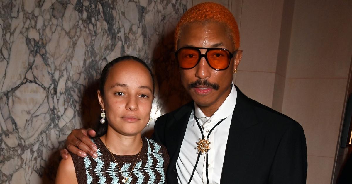  Grace Wales Bonner and Pharrell William attends the #BoF500 Gala during Paris Fashion Week at Shangri-La Hotel Paris on September 30, 2023 in Paris, France.