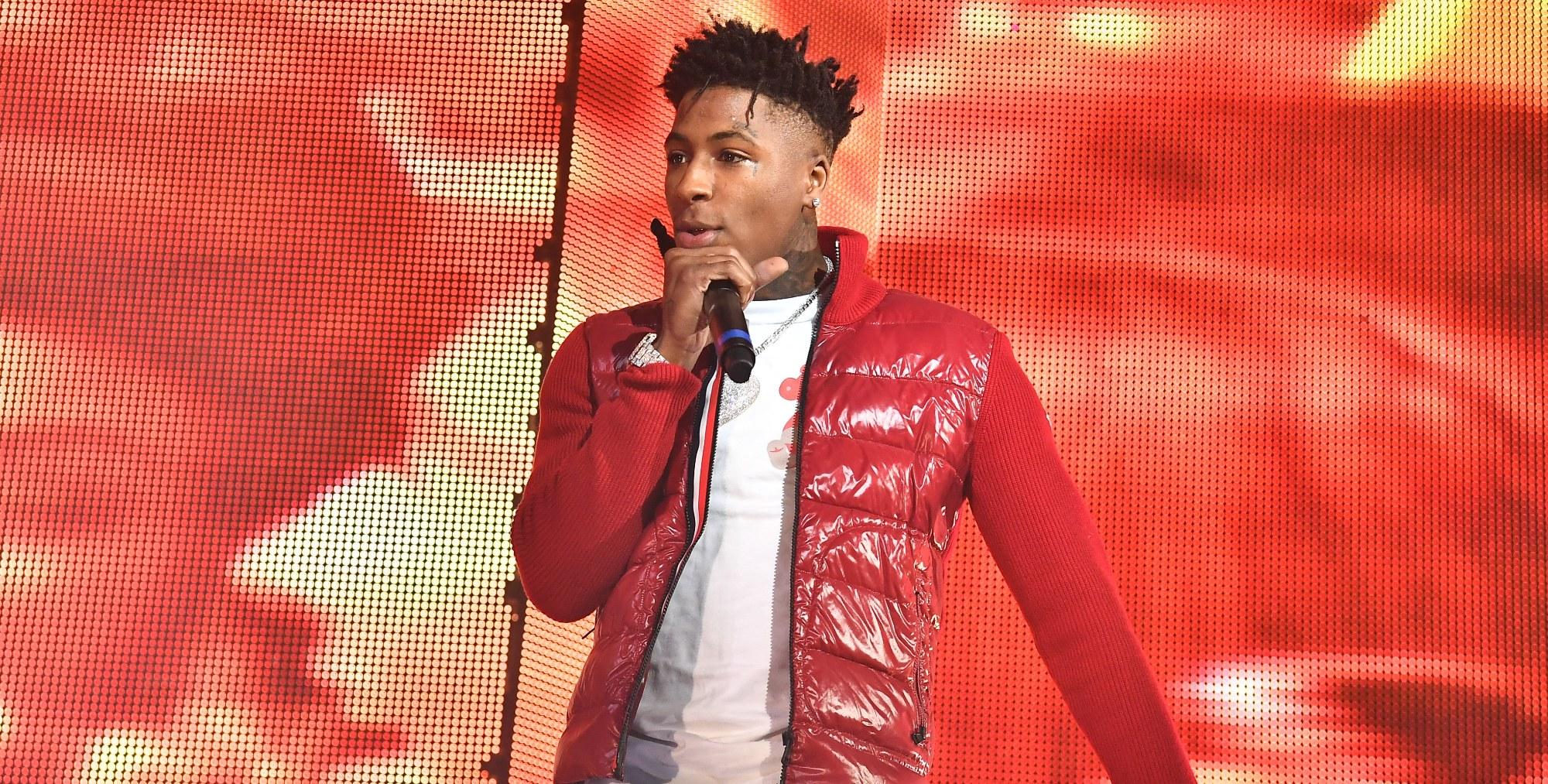 rapper nba youngboy performs onstage during lil baby friends concert