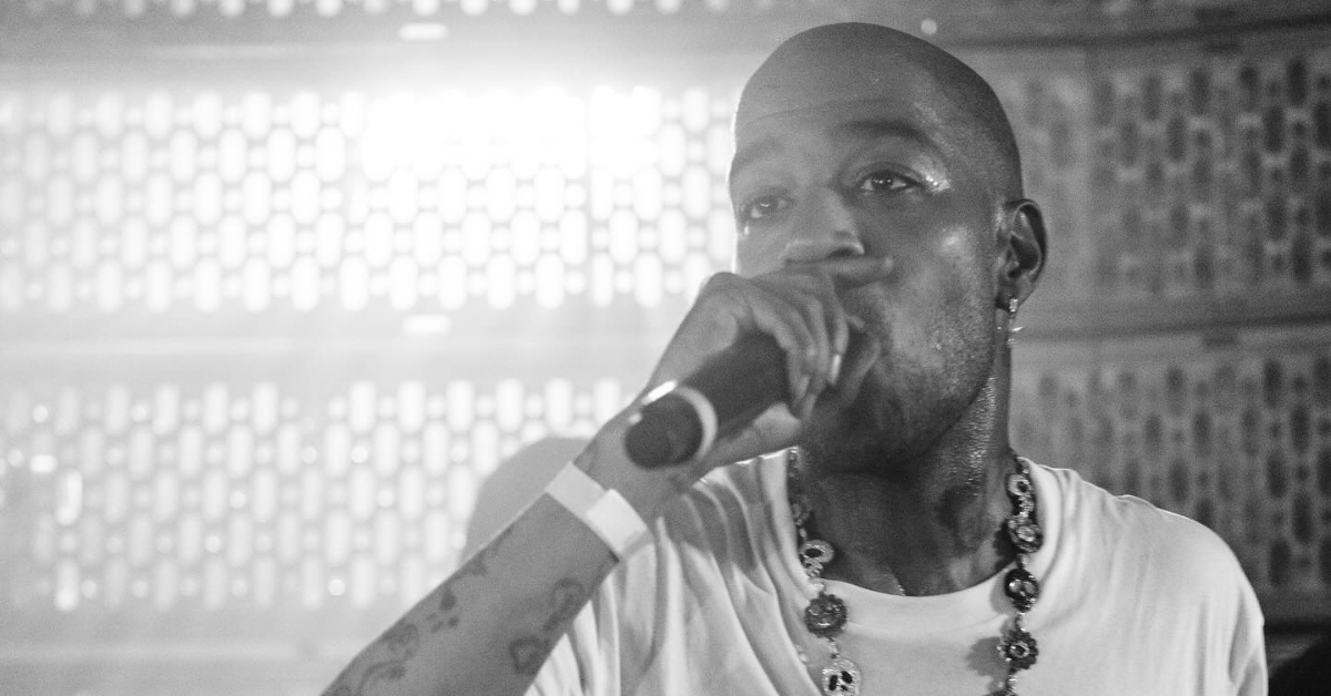 kid cudi performing at cudders clubhouse in paris