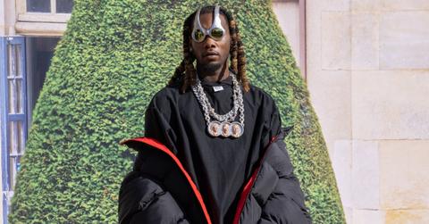 Offset attends the Balenciaga Womenswear Spring/Summer 2024 show as part of Paris Fashion Week on October 01, 2023 in Paris, France.