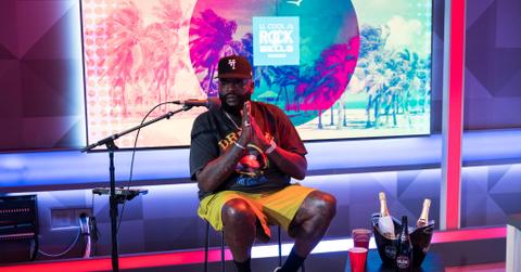 Rick Ross visits SiriusXM Studios on October 13, 2023 in Miami Beach, Florida.