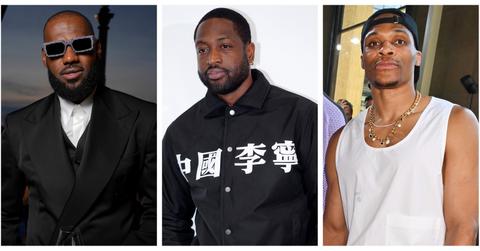 LeBron James, Dwayne Wade, Russell Westbrook athletes with fashion brand deals