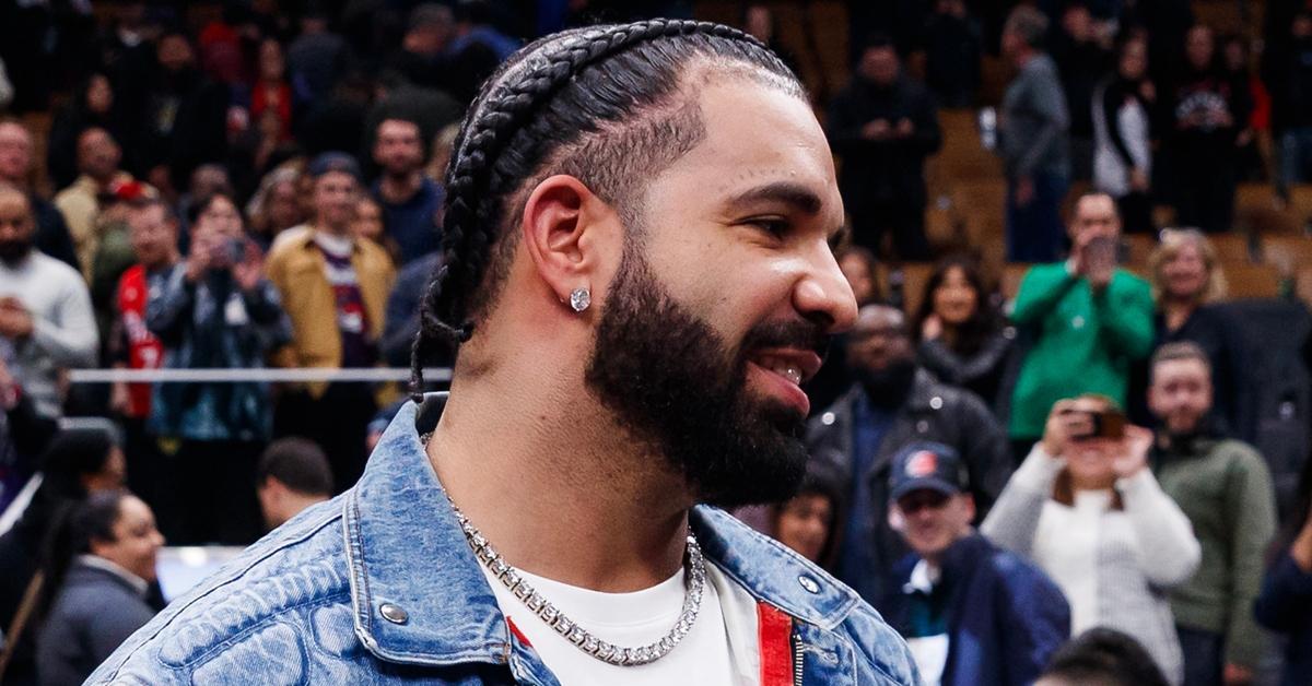 Rapper Drake at the NBA In-Season Tournament game at the Scotiabank Arena on November 17, 2023