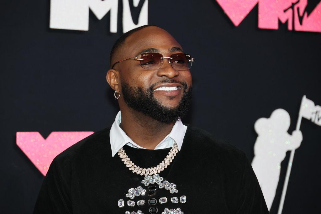 Davido attends the MTV Video Music Awards at the Prudential Center in Newark, New Jersey. 