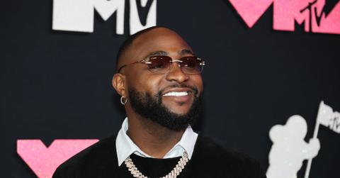 Davido attends the MTV Video Music Awards at the Prudential Center in Newark, New Jersey.