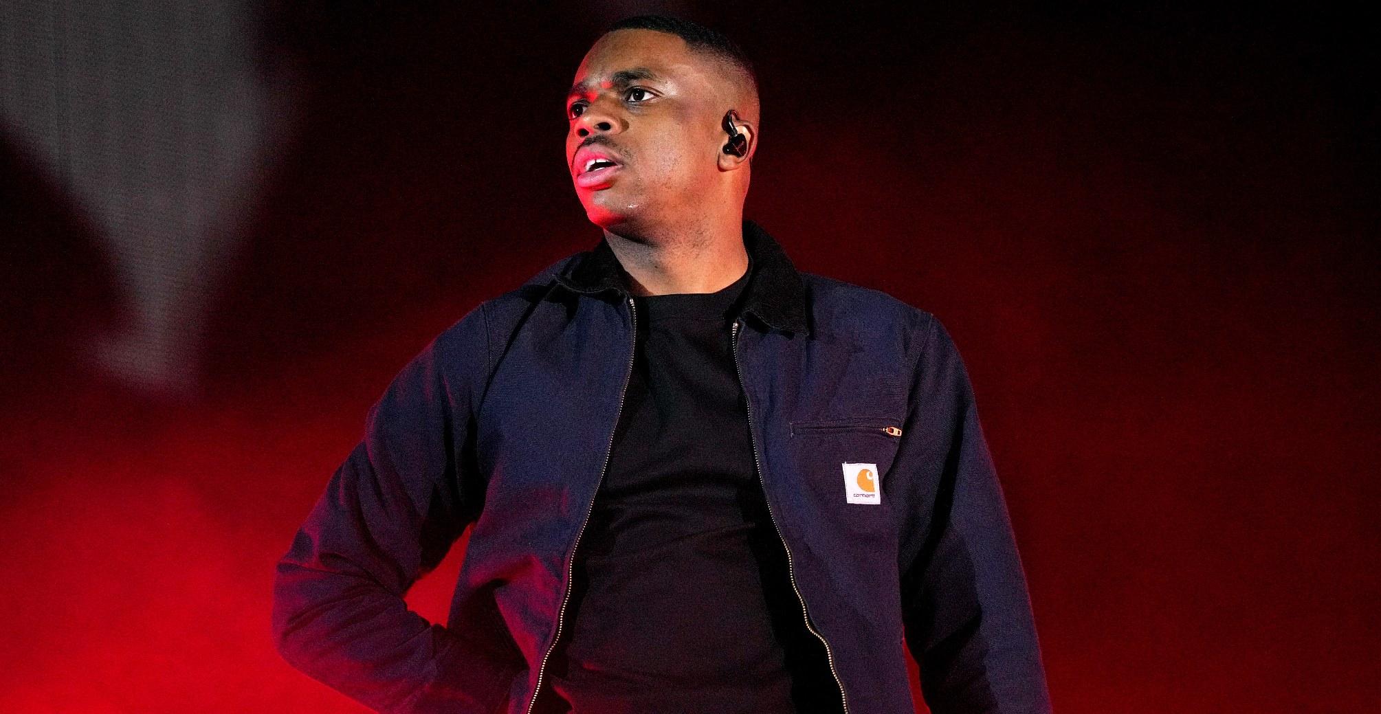 vince staples performs with flume onstage at the coachella stage