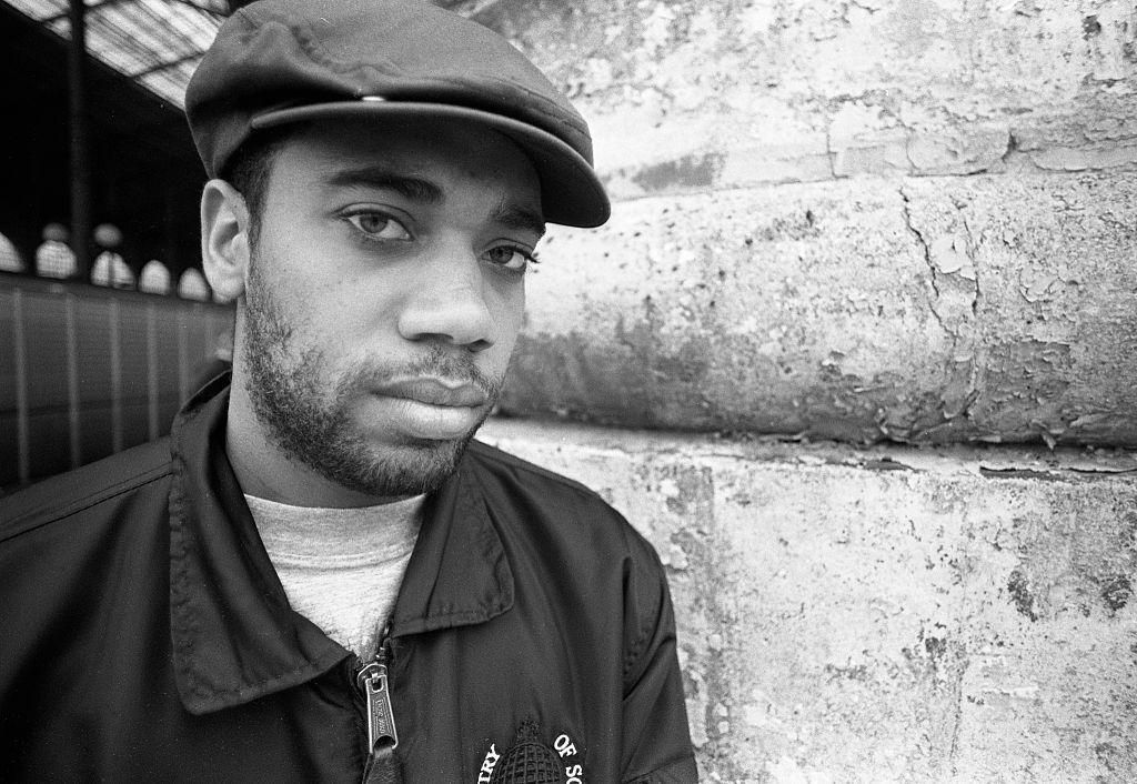 Techno producer and DJ Carl Craig, portrait, Paris, France, 1995