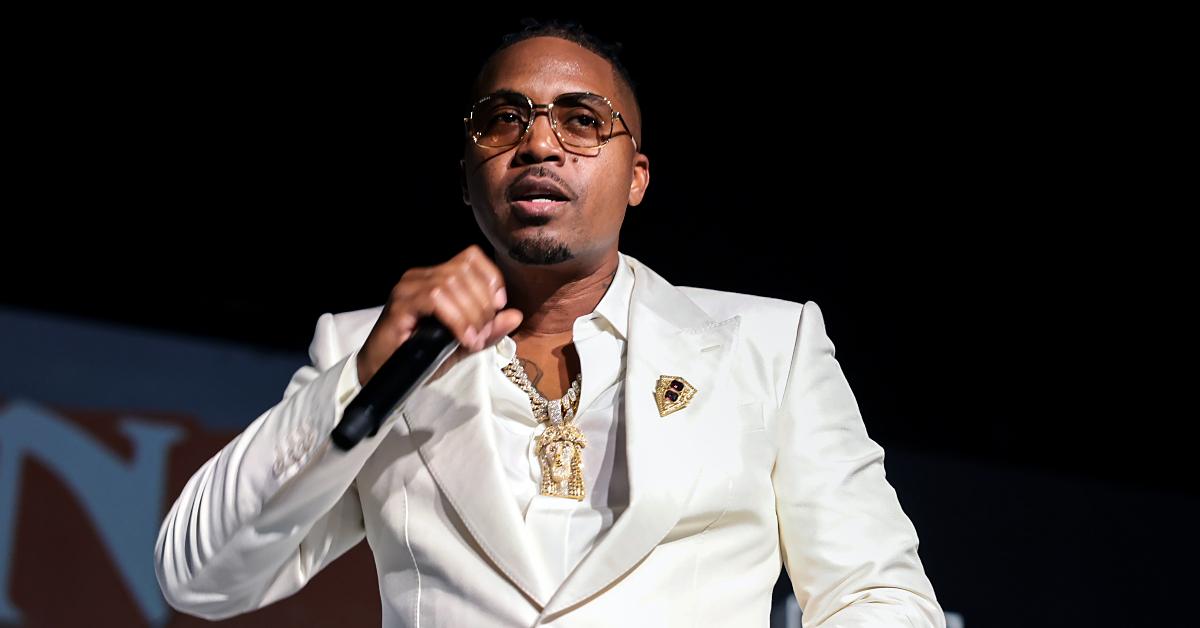  Nas attends Nas & Hennessy Hip-Hop's 50th Anniversary party.