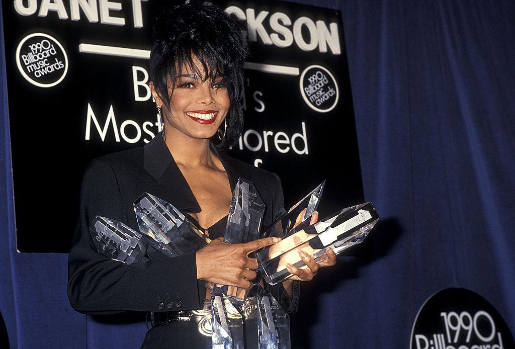 Still shot of Janet Jackson attending the First Annual Billboard Music Awards