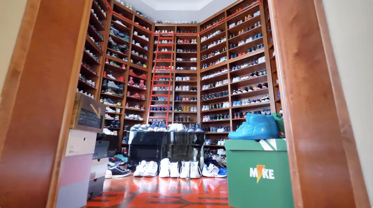 dj khaled shoe closet