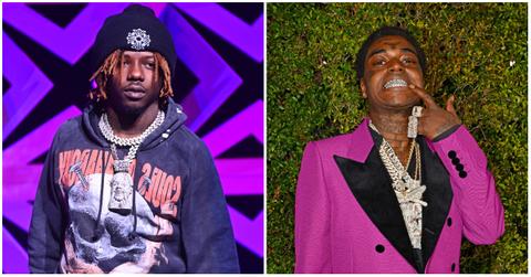 Jackboy onstage during the 15th Annual Headies Awards at Cobb Energy Performing Arts Centre on September 04, 2022 in Atlanta, Georgia; Kodak Black attends the 2022 American Music Awards at Microsoft Theater on November 20, 2022.