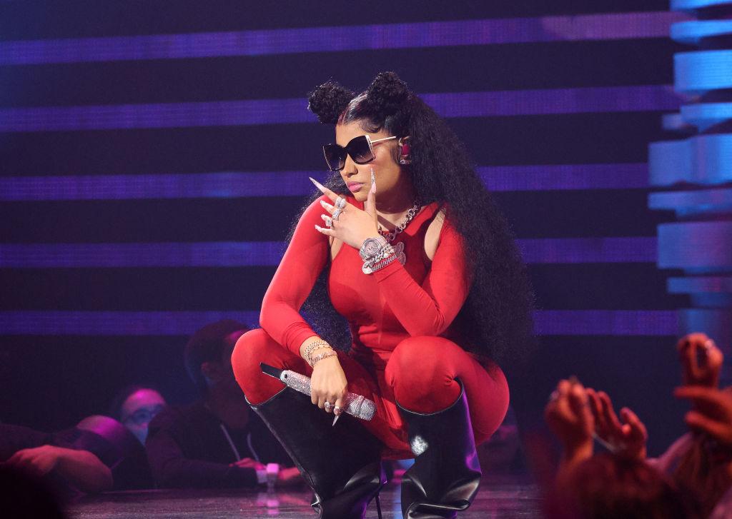  Nicki Minaj performs onstage during the 2023 MTV Video Music Awards