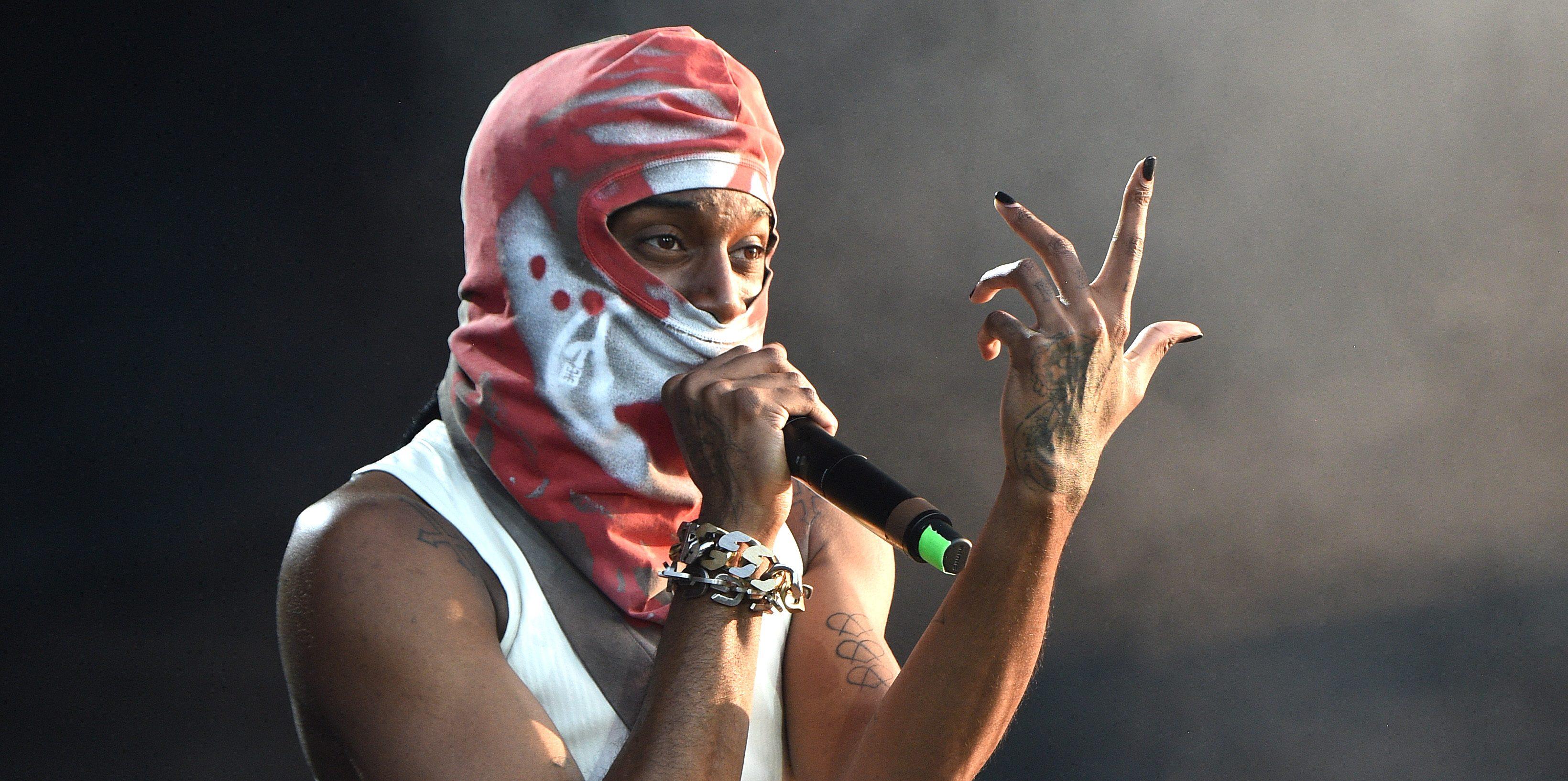 playboi carti performs on stage during lollapalooza