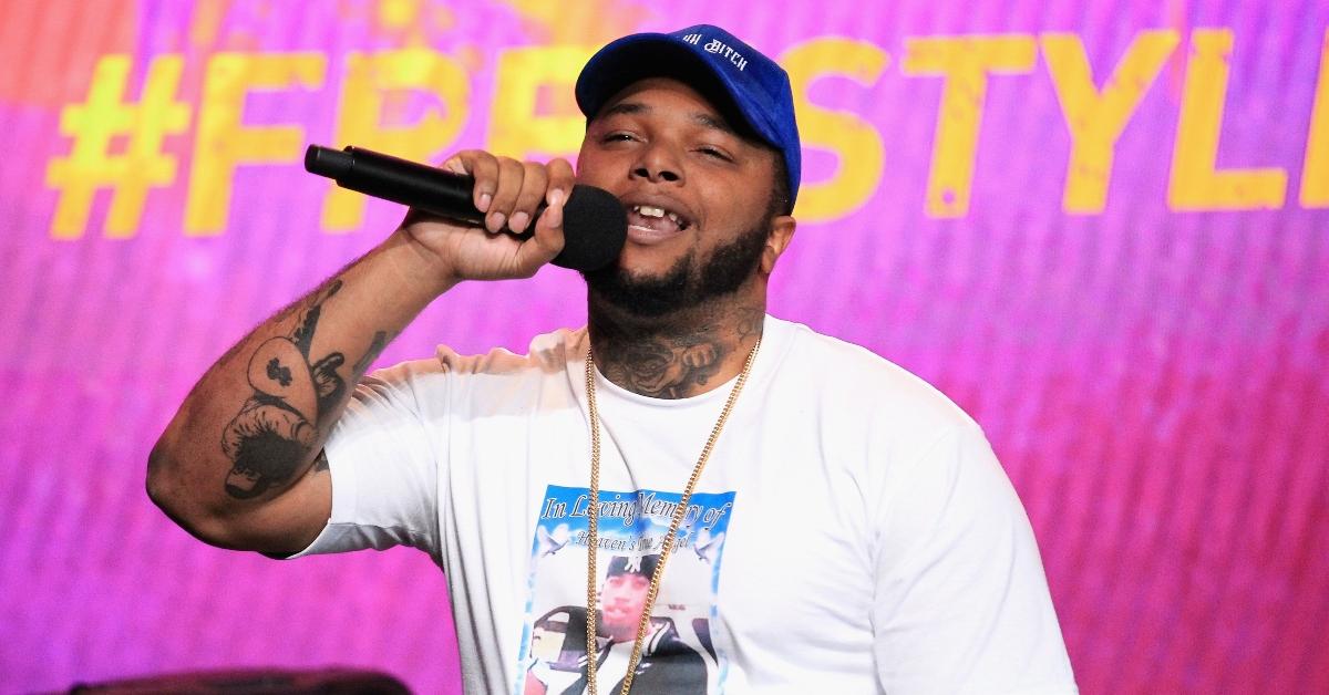 Geechi Gotti performs onstage at BET's Freestyle Friday: LA at YouTube Space LA on June 15, 2018 in Los Angeles, California.