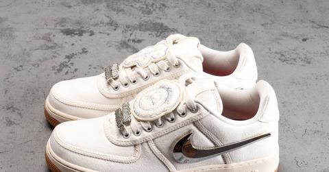 Travis Scott Unveils Nike Air Force 1 'Sail' Sneakers