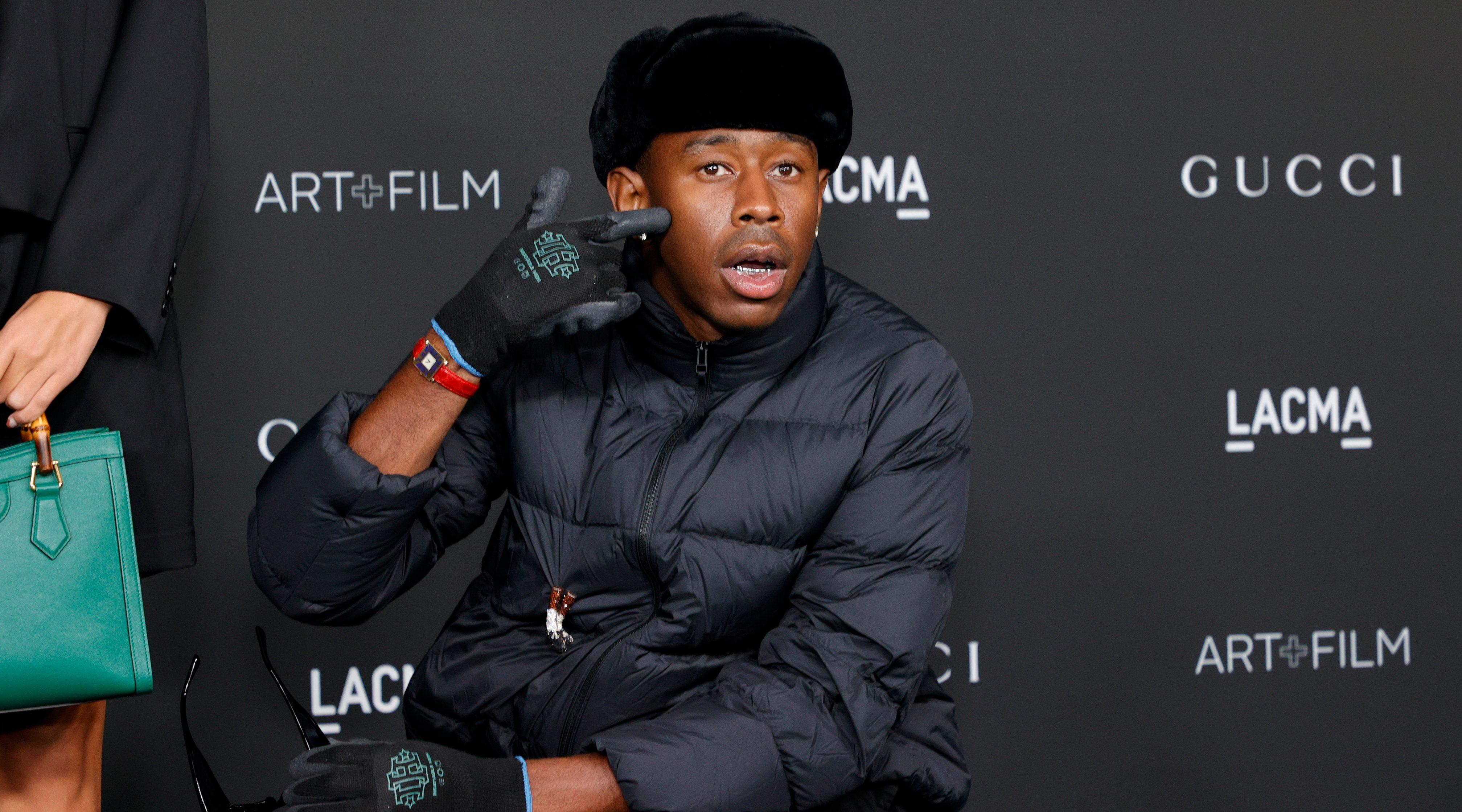 tyler the creator attends the th annual lacma artfilm gala presented by gucci