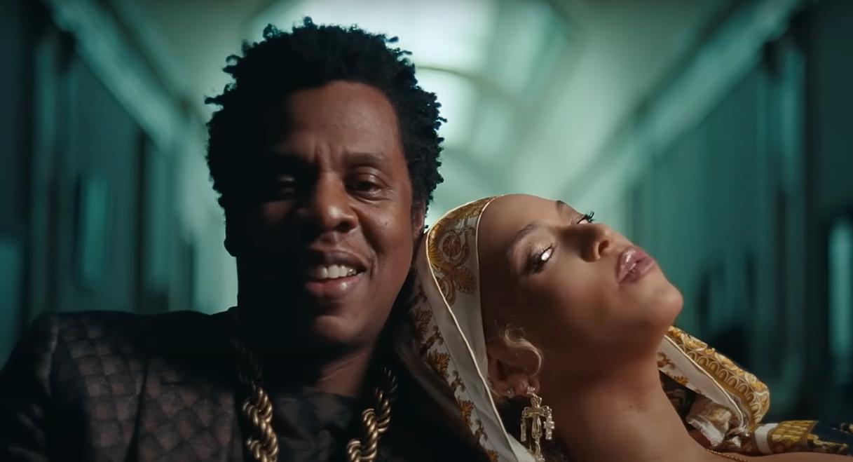 Jay-Z and Beyonce appear in "Ape S**t" music video