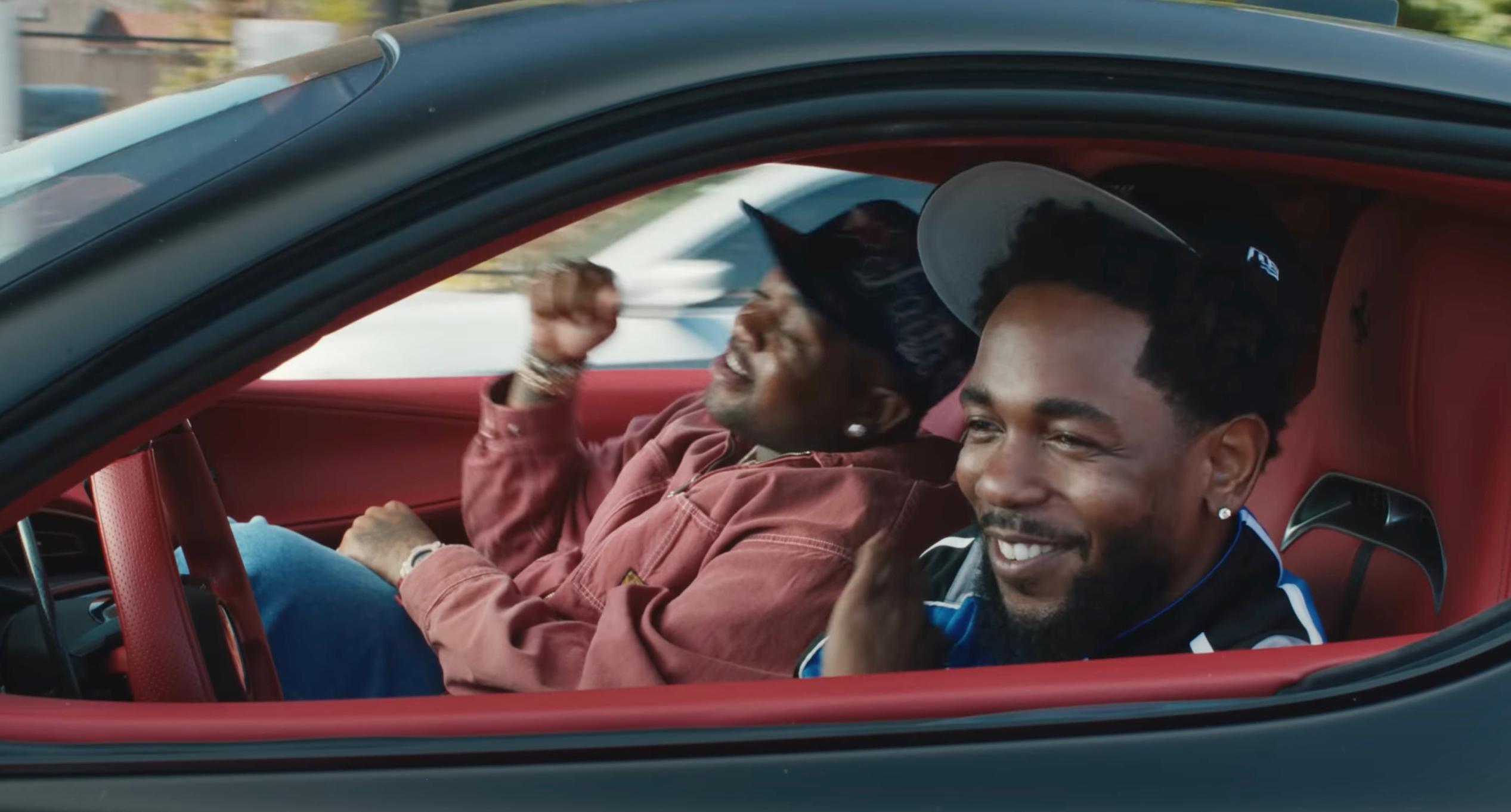 Kendrick Lamar appears in "Not Like Us" music video