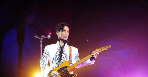 Prince on stage