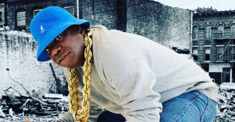 Tracy Morgan in Kangol hat paying homage to LL Cool J