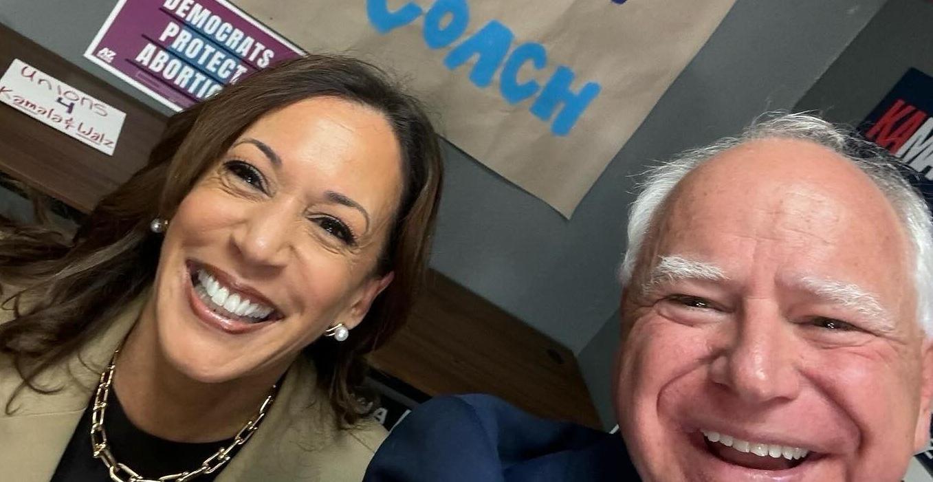 kamala harris tim wallz