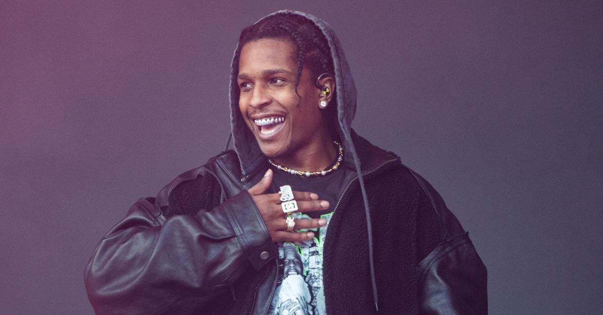 ASAP Rocky performs on the main stage during Day 1 of Wireless Festival 2022 at Crystal Palace Park on July 01, 2022 in London, England. 