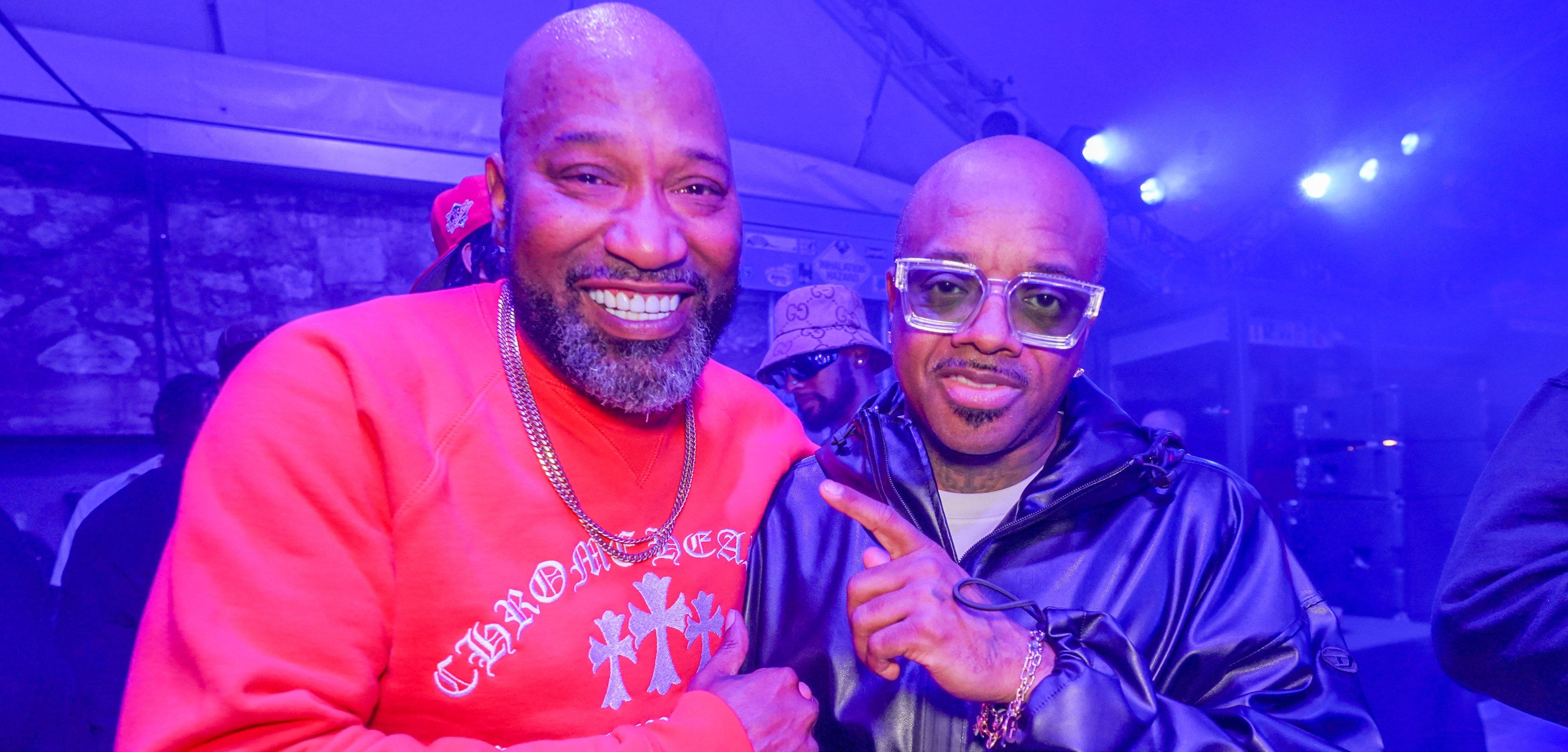 bun b and jermaine dupri at stubbs bbq for the freaknik