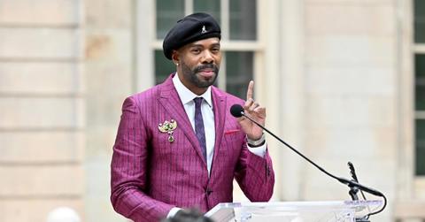 Colman Domingo speaks at Met Gala press conference