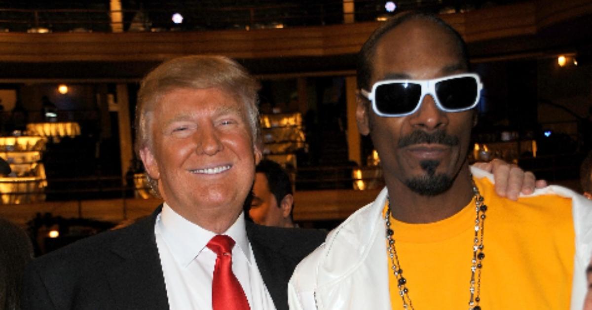 Snoop Dogg and Donald Trump.