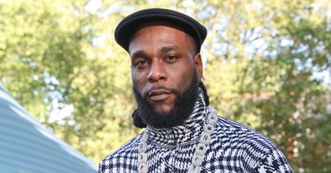 Burna Boy attends the Burberry Spring Summer 2024 show during London Fashion Week on September 18, 2023 in London, England.