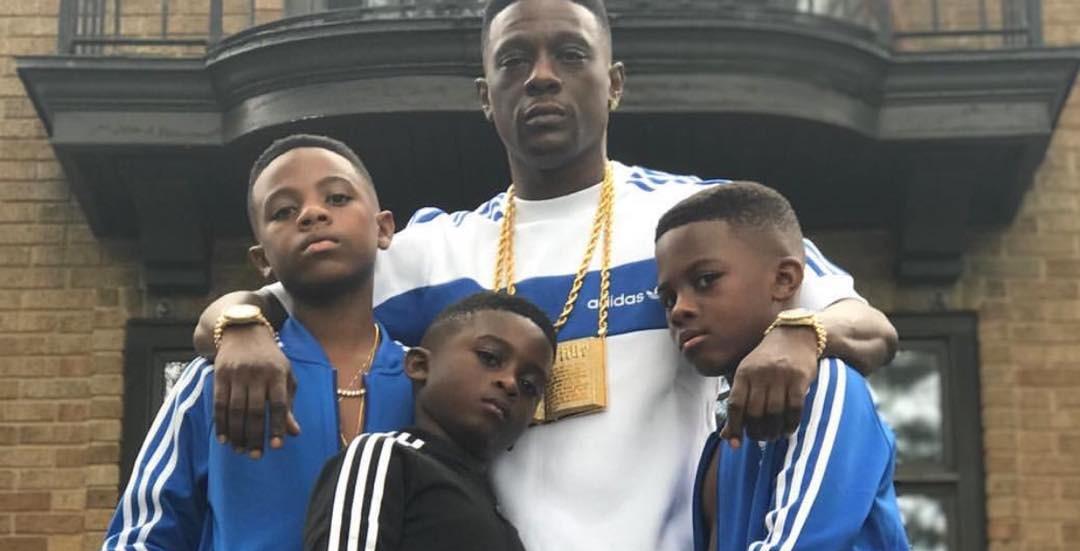 Lil Boosie and his children