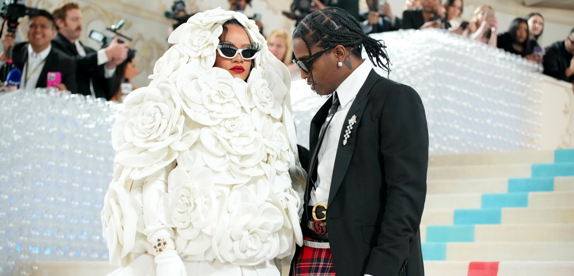 ihanna and aap rocky attend the  met gala