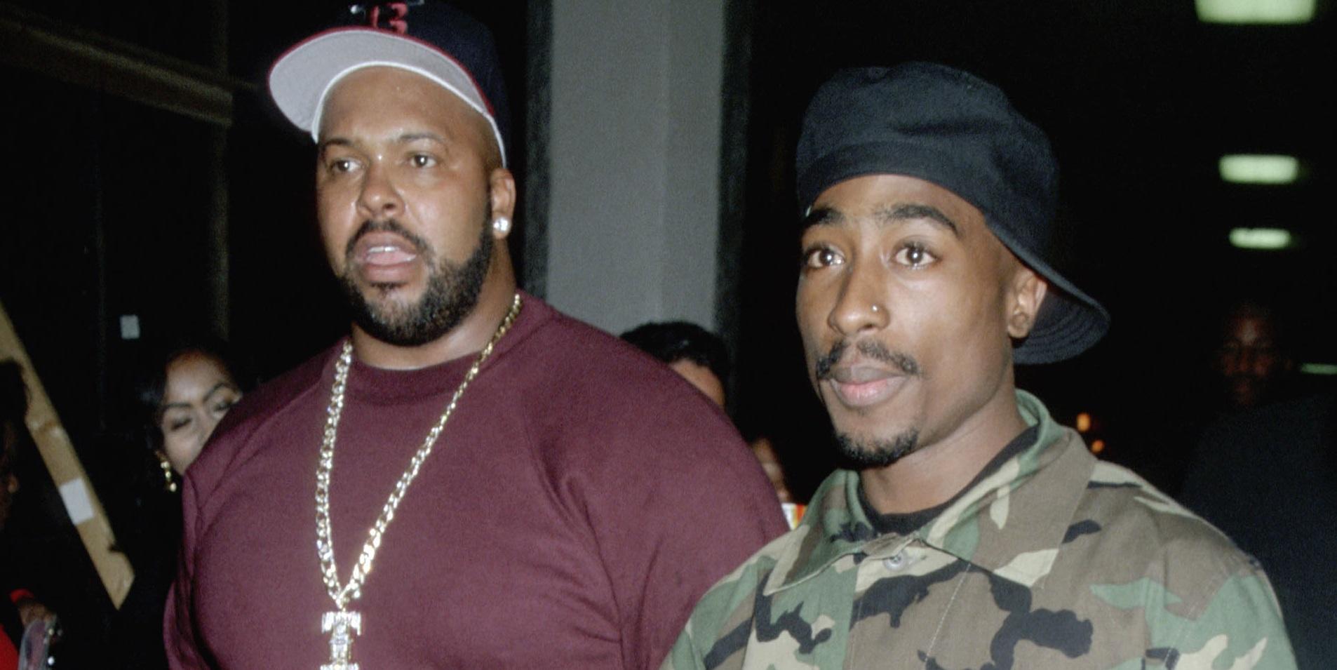 marion suge knight and tupac shakur at the shrine auditorium in los angeles