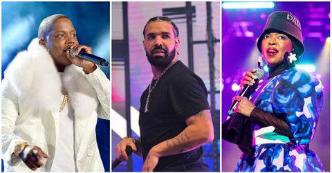 Mase perfoms at Pitbull's New Years Eve Revolution 2016; Rapper Drake performs onstage during "Lil Baby & Friends Birthday Celebration Concert" at State Farm Arena; Lauryn Hill performs during the 2022 Essence Festival of Culture at the Louisiana Superdome