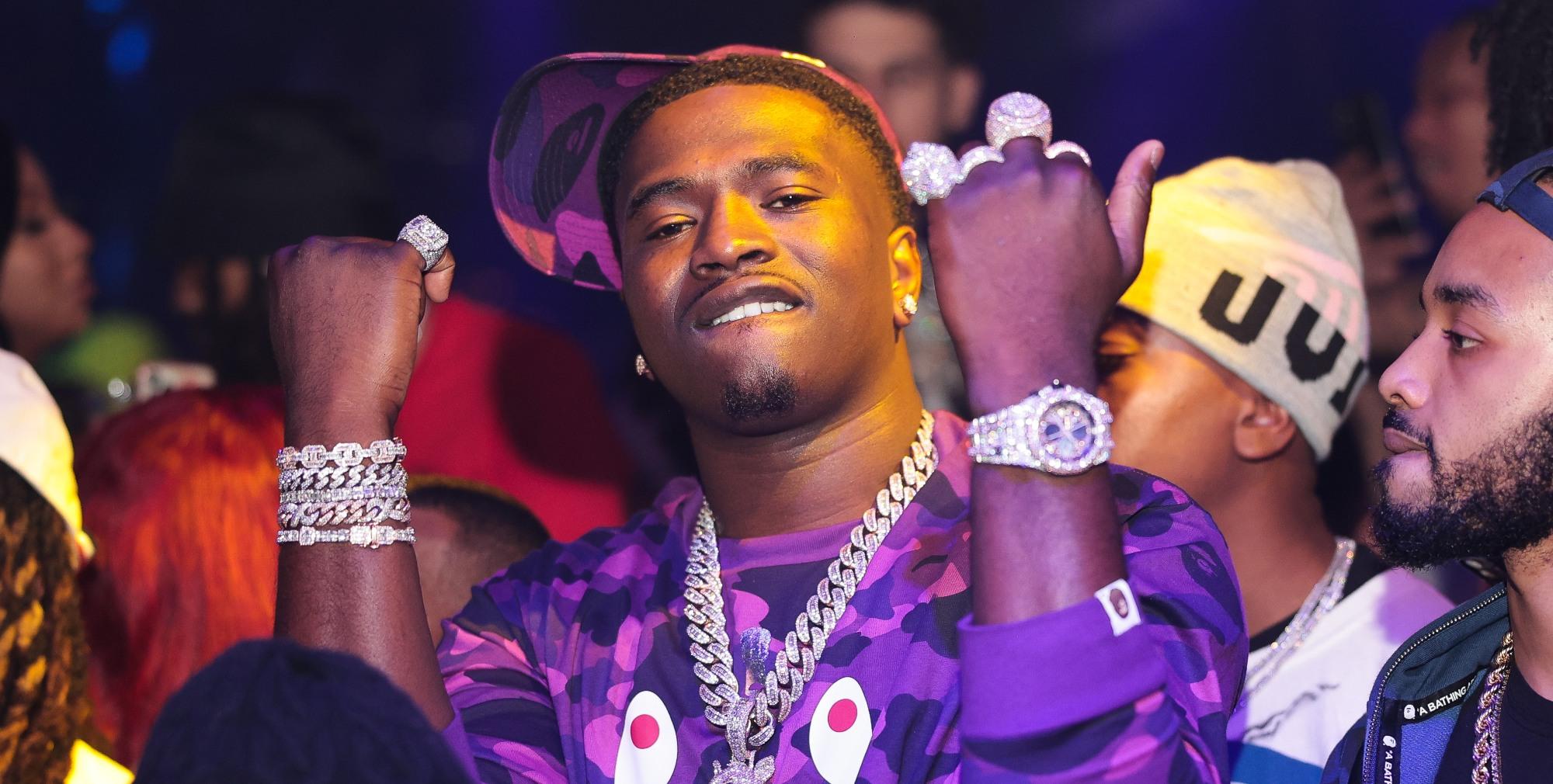 bankroll freddie attends st party of the year at gold room