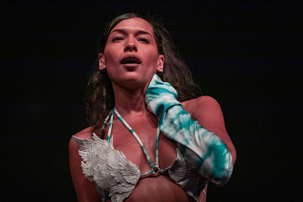 Princess Nokia performs on stage during San Diego Pride Festival