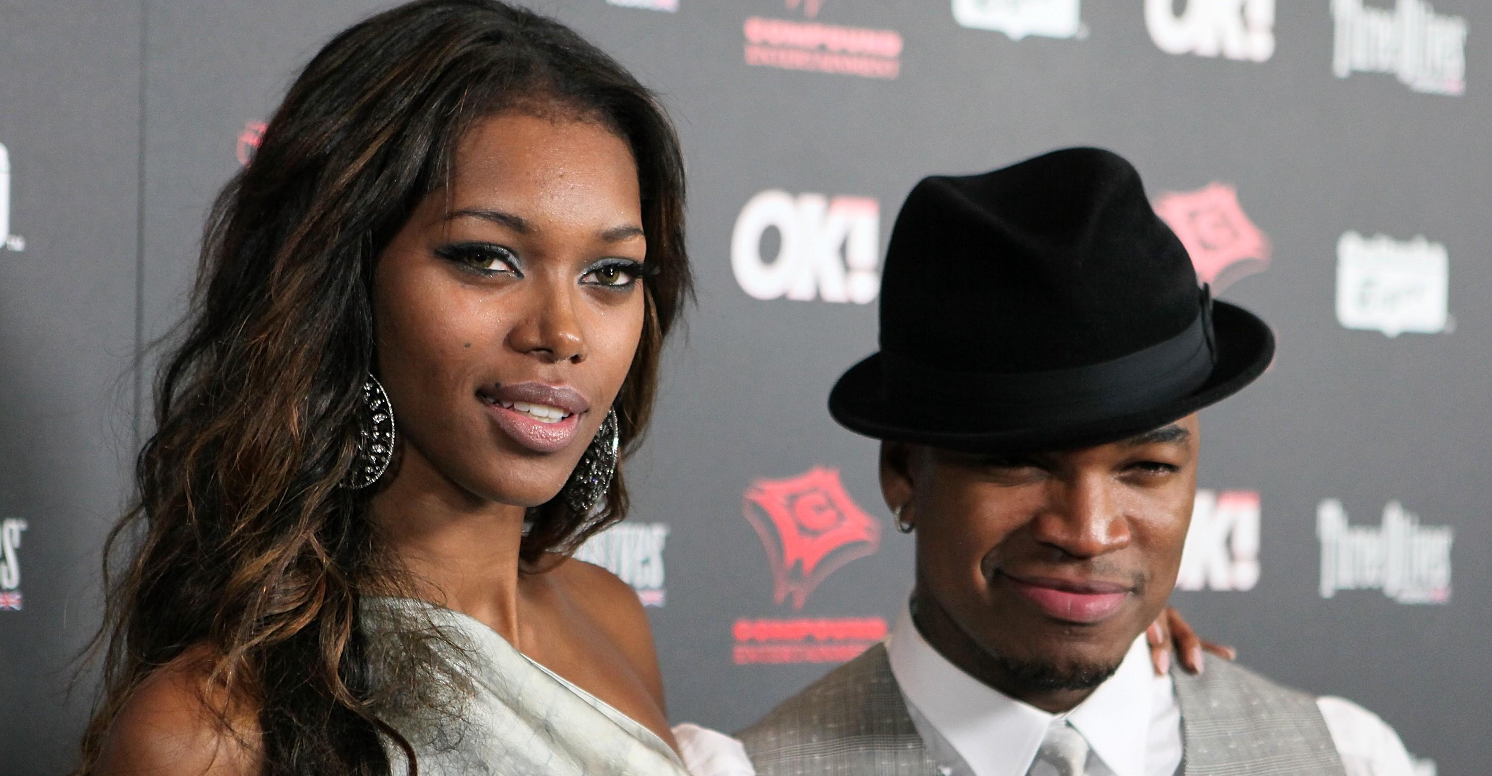 model jessica white l and recording artist ne yo attend the rd annual midnight grammy brunch