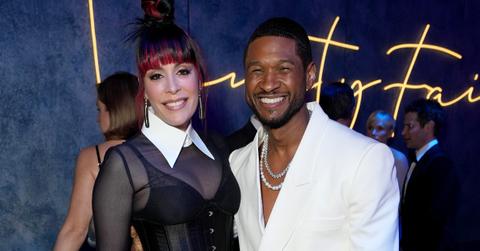 usher jennifer goicoechea  vanity fair oscar party