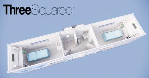 Three Squared is aiding the Hospital Room Shortages