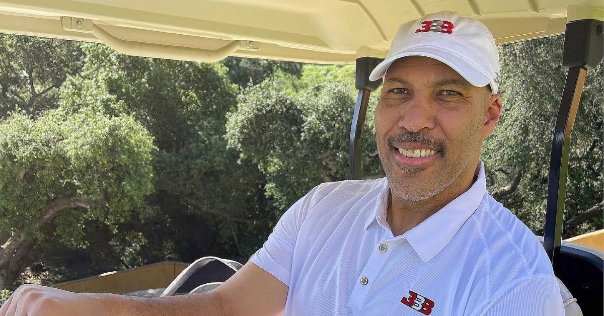 LaVar Ball poses for photo on Instagram