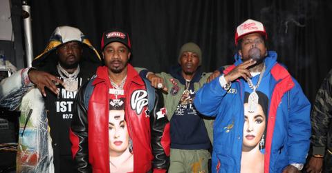 Conway The Machine, Benny The Butcher, Rome Streets, and Westside Gunn attend Armani Caesar In Concert at S.O.B.'s