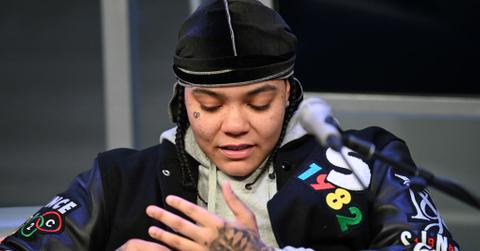 Rapper Young M.A attends SiriusXM's Hip Hop Nation at SIRIUS XM Studio