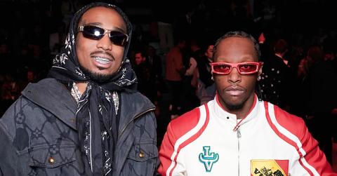 Bloody Osiris and Quavo attend LV show.