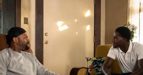 Close up shot of "Snowfall" scene