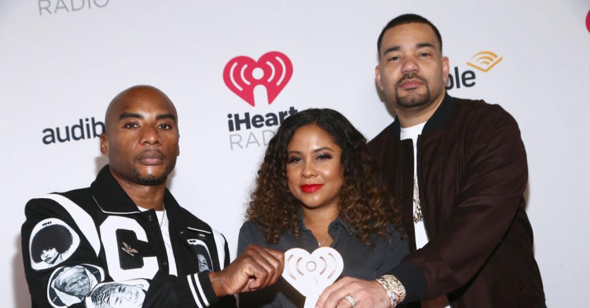 Charlamagne tha God, Angela Yee, and DJ Envy, winners of the Best Pop Culture Podcast award for 'The Breakfast Club,' attend the 2020 iHeartRadio Podcast Awards at the iHeartRadio Theater on January 17, 2020 in Burbank, Ca.