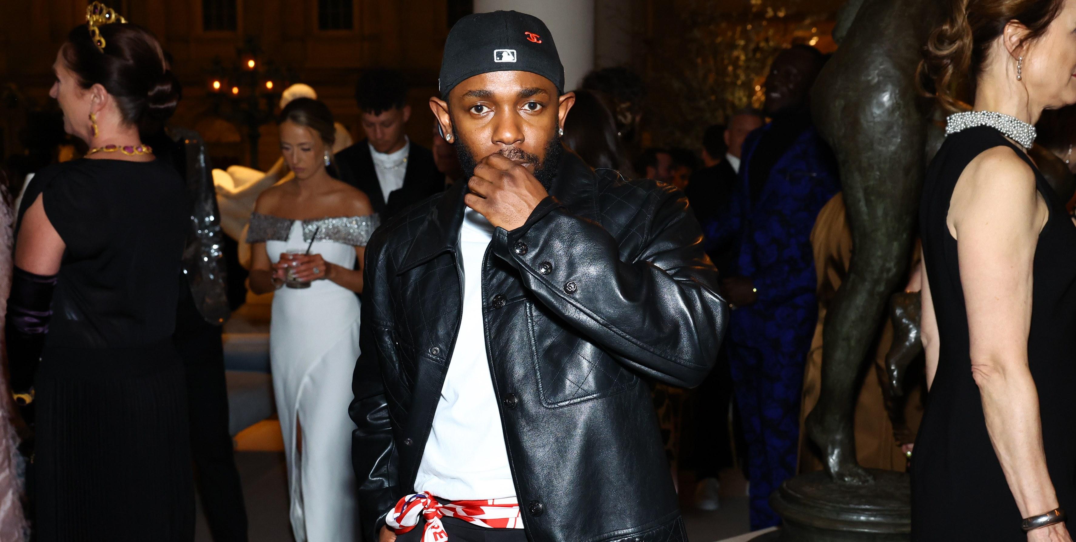 kendrick lamar attends the  met gala celebrating karl lagerfeld a line of beauty