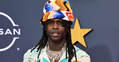 Chief Keef arrives to the 2023 BET Awards.