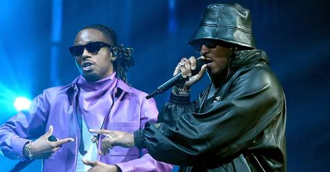 Metro Boomin and Future perform onstage during the 2023 MTV Video Music Awards.