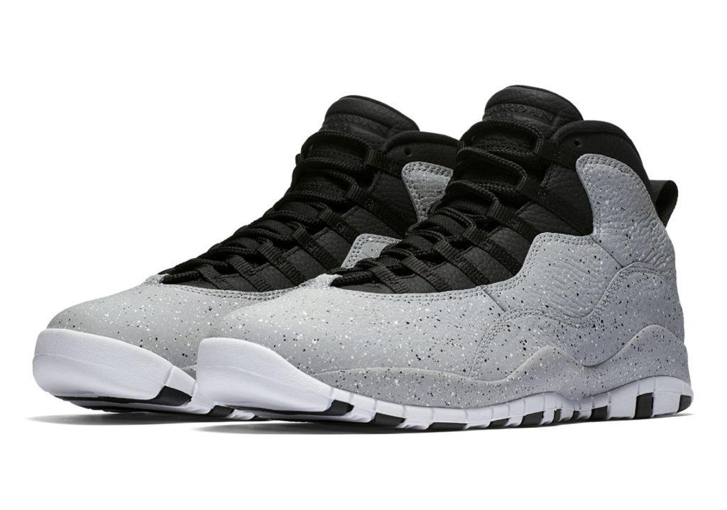 Jordan retro 10 hot sale grey and black