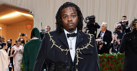 Gunna on the red carpet Met Gala